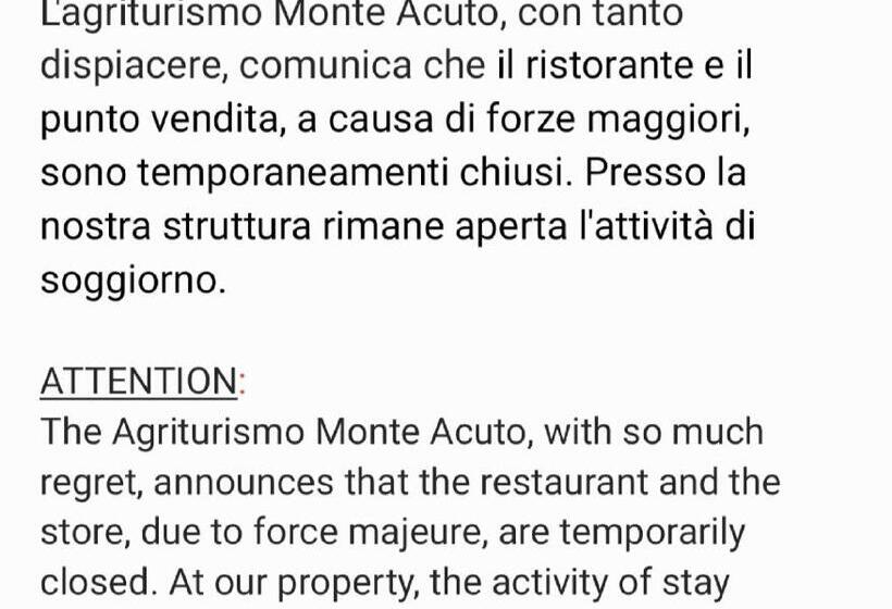 Апартаменты 1 Спальня Вид на Бассейн, Agriturismo Monte Acuto   Natura, Mare & Relax In Piscina