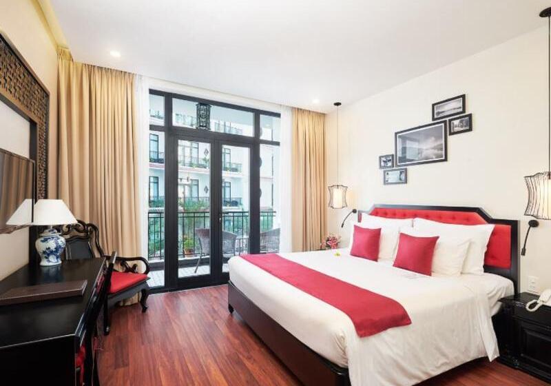 اتاق لوکس با چشم‌انداز استخر, Hadana Boutique Resort Hoian