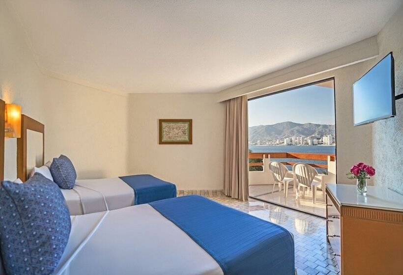 חדר דלוקס צדדי נוף לים, Park Royal Beach Acapulco  All Inclusive