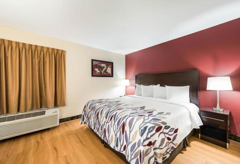 带大床的高级房间, Red Roof Inn & Suites Monee