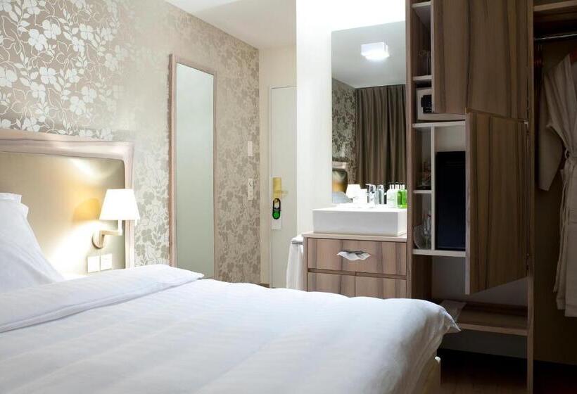 اتاق راحتی یک تخته, Platzhirsch Zürich   Downtown Boutique Hotel & Sushi Lounge