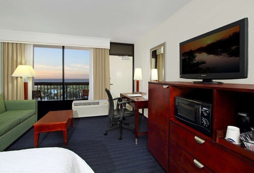 חדר סטנדרט עם מיטת קווין, Hampton Inn Cocoa Beach/cape Canaveral