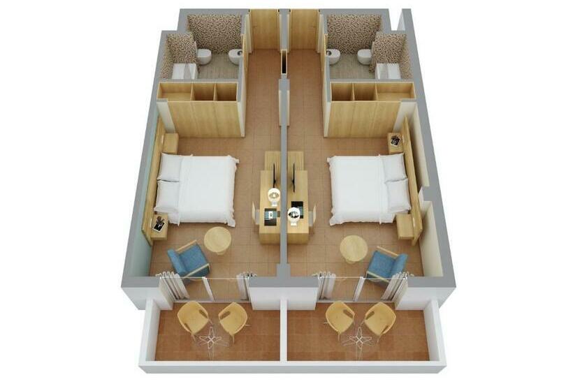 חדר משפחתי, Elba Carlota Beach & Golf Resort