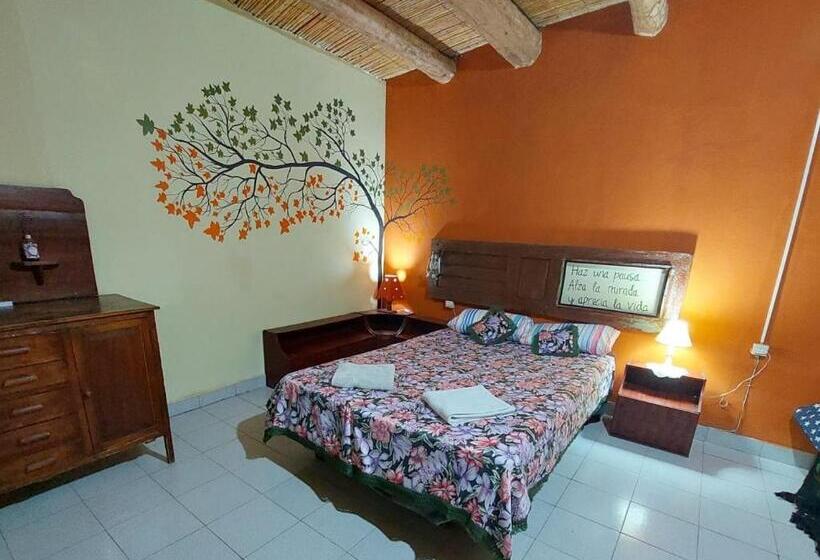 家庭房带园景, Munay Ecohostal   Cabañas De Adobe