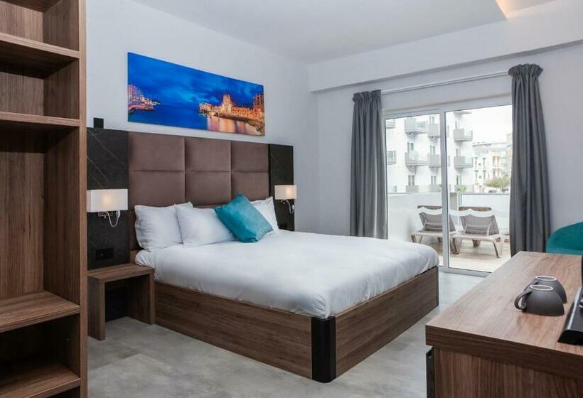 اتاق سوپریور با چشم‌انداز شهر, Bora Bora Ibiza Malta Resort - Music Hotel - Adults Only