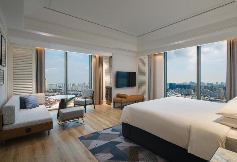 Номер Deluxe Кровать Кинг, Sheraton Shanghai Pudong Riverside