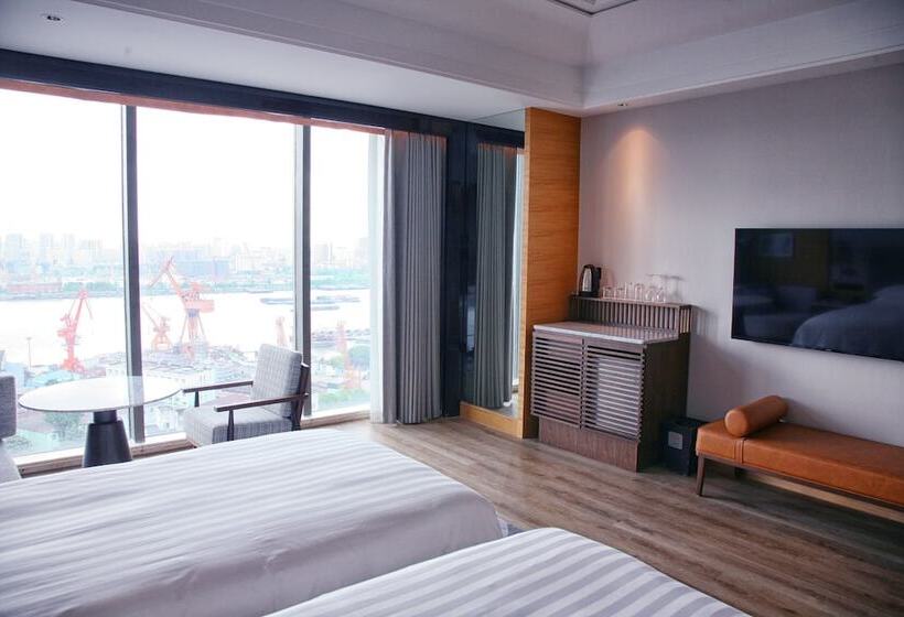 Quarto Standard 2 Camas Casal, Sheraton Shanghai Pudong Riverside