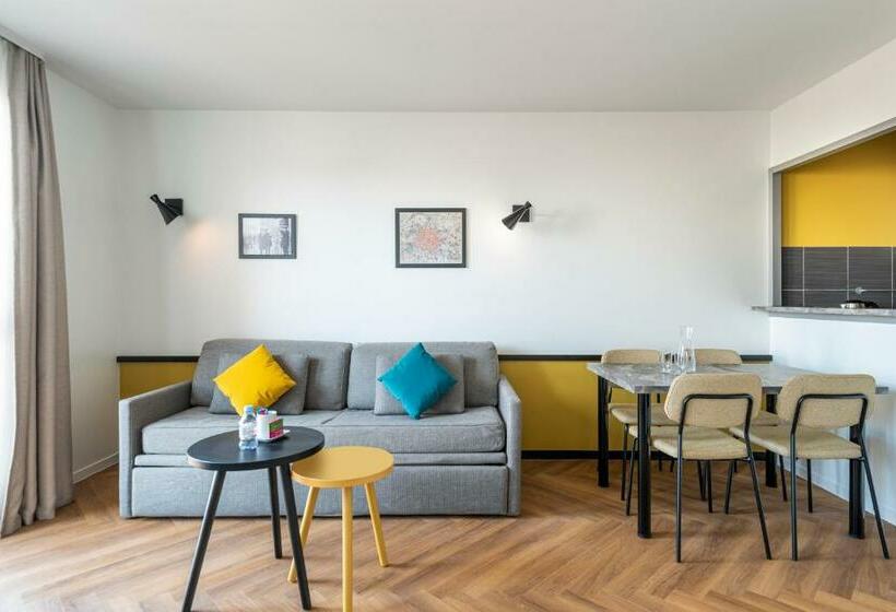 Апартаменты 1 Спальня с Балконом, Aparthotel Adagio Paris Montrouge