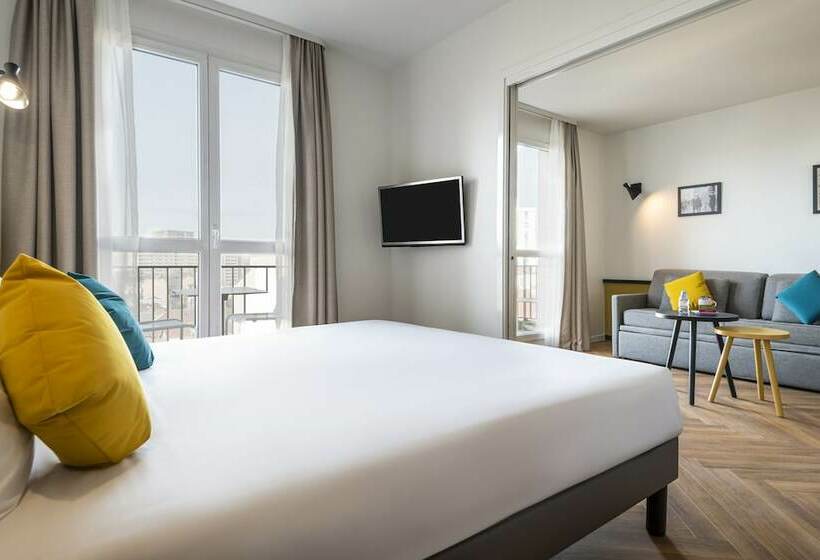Апартаменты 1 Спальня с Балконом, Aparthotel Adagio Paris Montrouge