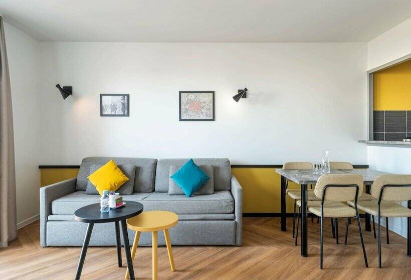 Апартаменты 1 Спальня с Балконом, Aparthotel Adagio Paris Montrouge