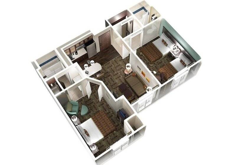 Suite 2 Chambres, Staybridge Suites Houston West   Energy Corridor, An Ihg