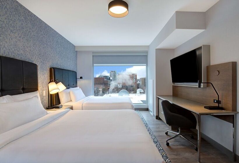 带城市景观的套间, Homewood Suites By Hilton Montreal Downtown, Qc