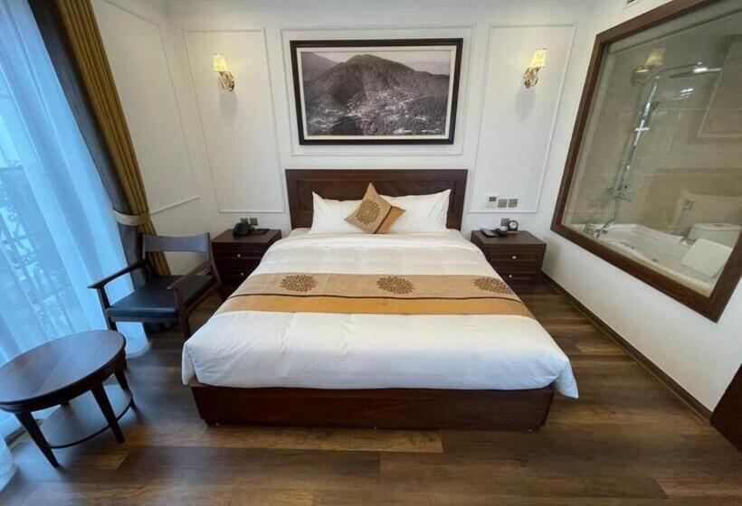 اتاق استاندارد با بالکن, Camellia Luxury Hotel Tam đảo