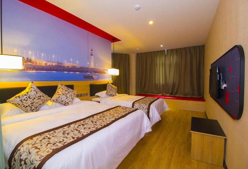 Семейный Номер, Thank Inn Chain Hotel Shandong Weifang Changyi Tianshui Road