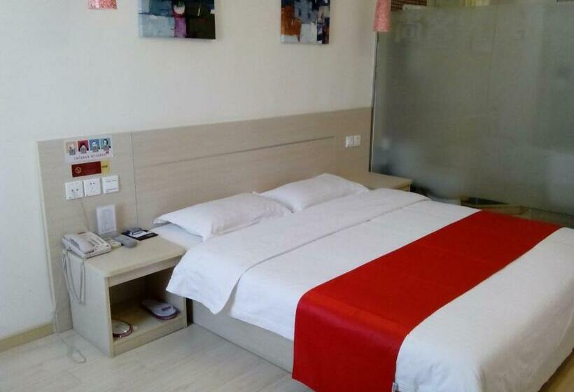 비즈니스룸, Thank Inn Chain Hotel Shandong Rongchengshi Island South Huanghai Road
