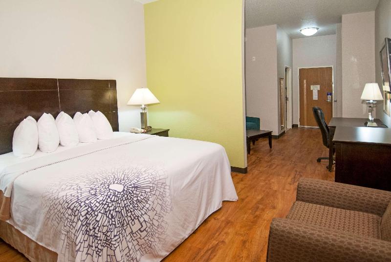 带大床的标准间, Days Inn & Suites By Wyndham San Antonio Near Frost Bank Center