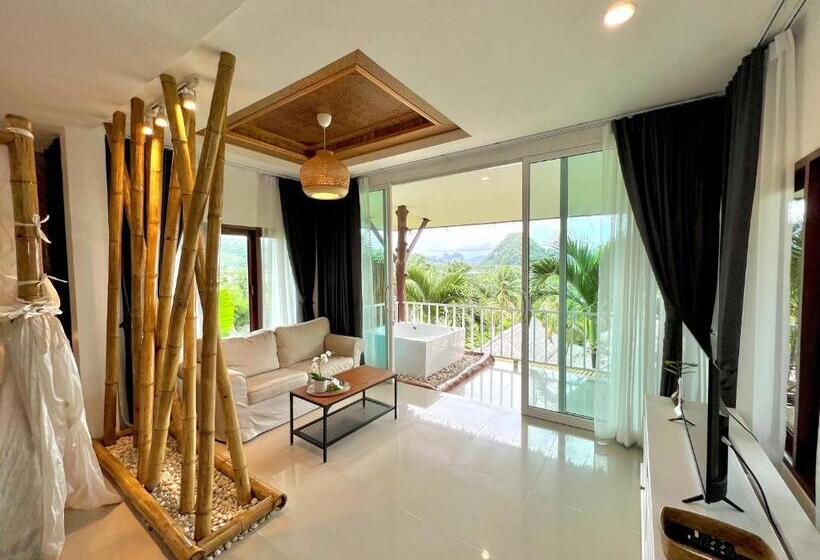빌라 침실 1개, Baan Phuvara Retreat   Romantic Jacuzzi Mountain View Villas