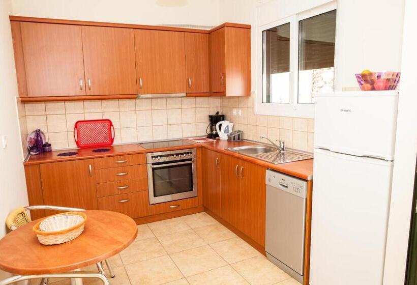 Апартаменты 2 Спальни Вид на Море, Barbati Beach Apartments