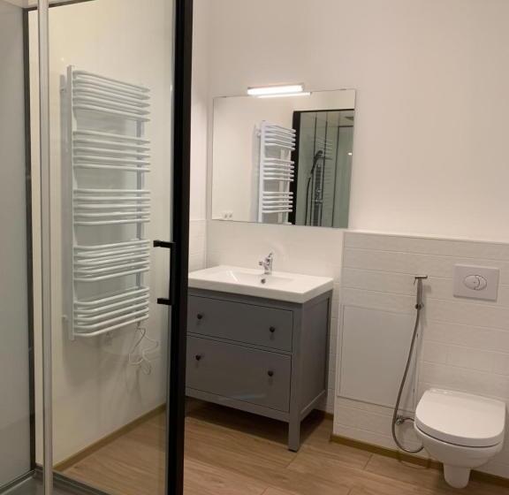 Апартаменты 1 Спальня с Террасой, Pension & Apartments Waldkrieber