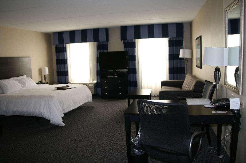 带大床的标准工作室, Hampton Inn Doylestown