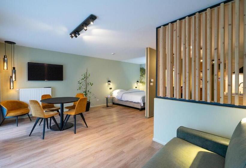 带1个卧室的豪华公寓, Appart Hôtel En Ville