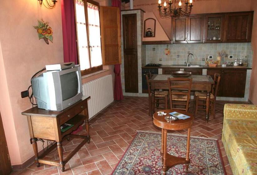 آپارتمان 1 خوابه با چشم‌انداز باغ, Agriturismo Renaccino