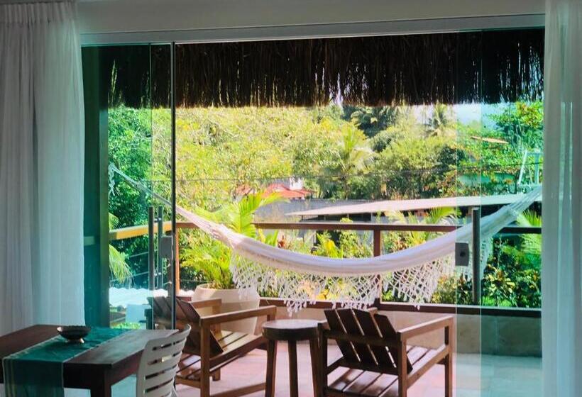 스위트 킹사이즈 침대, Bella Gamboa Casa De Praia   Gamboa, Morro De São Paulo