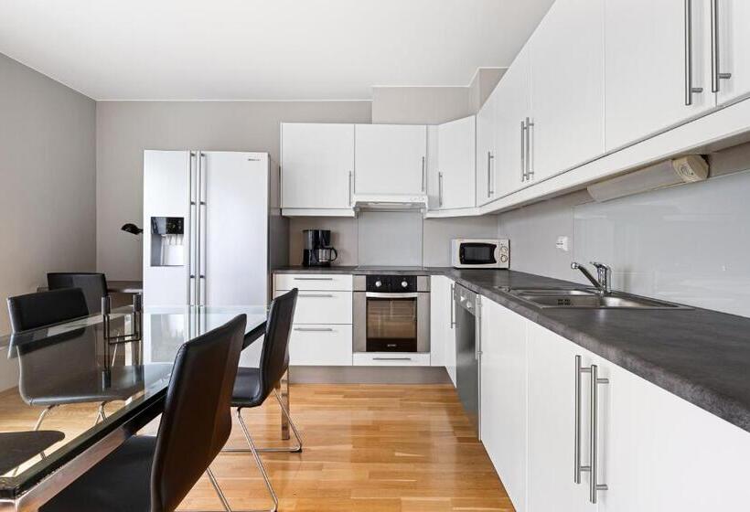 Апартаменты 1 Спальня, Bjørvika Apartments   Forus Leilighetshotell