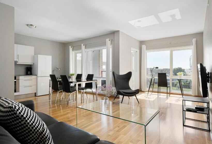 Апартаменты 1 Спальня, Bjørvika Apartments   Forus Leilighetshotell