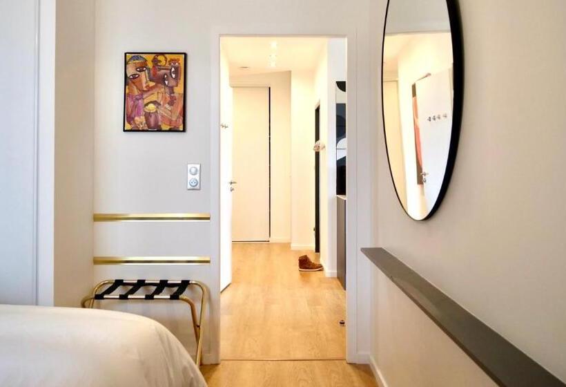 آپارتمان 1 خوابه با تراس, Chambre D Hôtes Sur île De Nantes