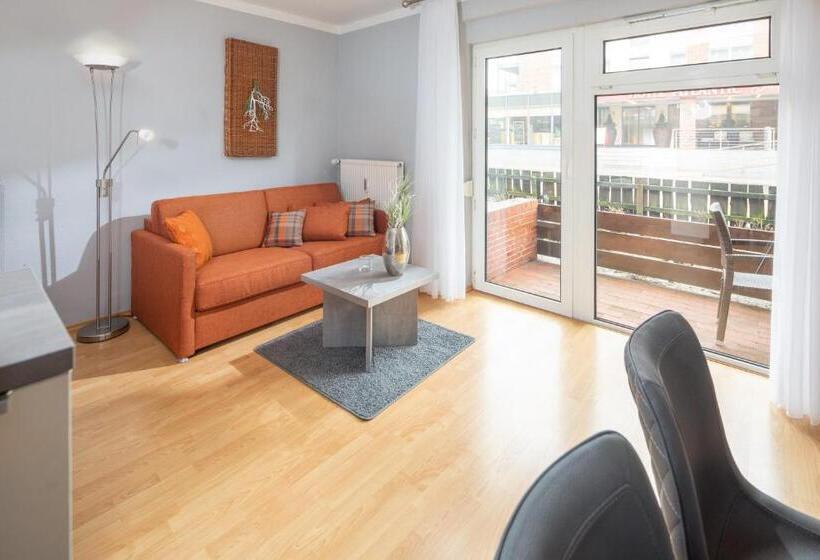 Апартаменты 1 Спальня с Террасой, Appartement Haus Bracht  Direkt Am Kurplatz