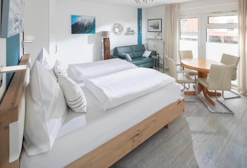 Апартаменты 1 Спальня с Балконом, Appartement Haus Bracht  Direkt Am Kurplatz