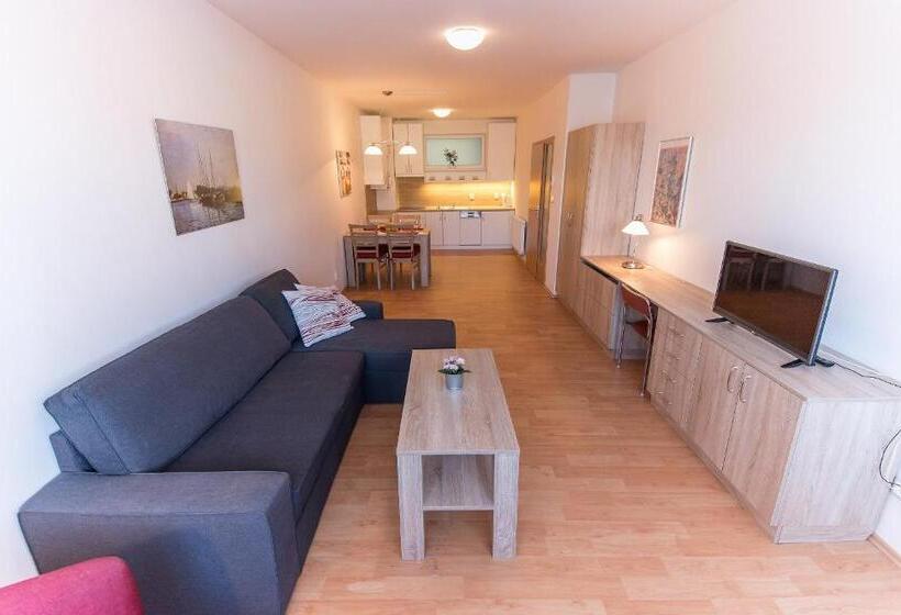 带1个卧室的带阳台的公寓, Apartmán U Lázní D23