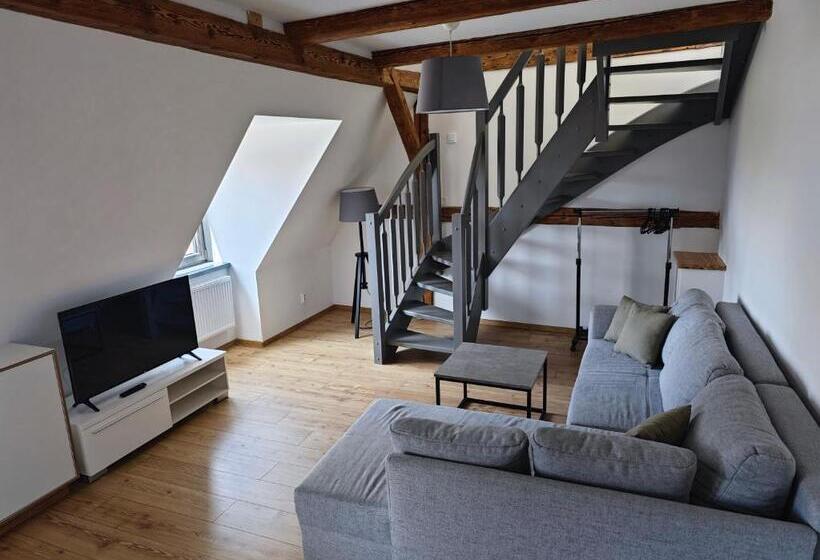 침실 1개 복층 룸, Apartmány 91 Boží Dar