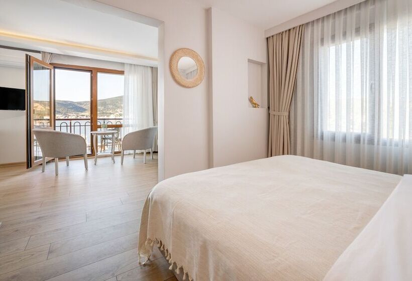 اتاق استاندارد با چشم‌انداز دریا, Hanedan Otel