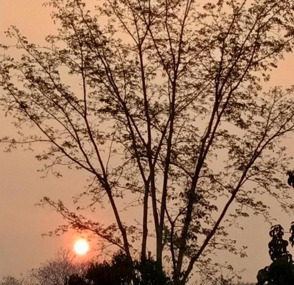 정원 전망 4인용 스탠다드 룸, Ban Suan Sukjai Mae Sariang