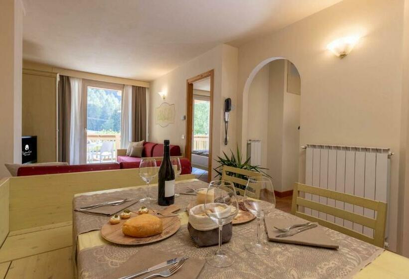 1ベッドルームアパートメント, Residence Club Ponte Di Legno