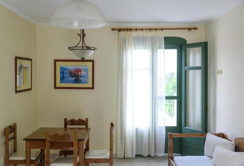 شقة غرفة واحدة مطلة على البحر, Kyveli Apartments