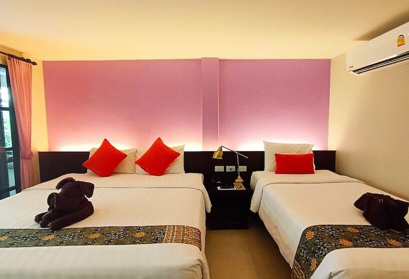 اتاق استاندارد سه تخته با چشمانداز باغ, Chaweng Garden Beach Resort   Sha Plus