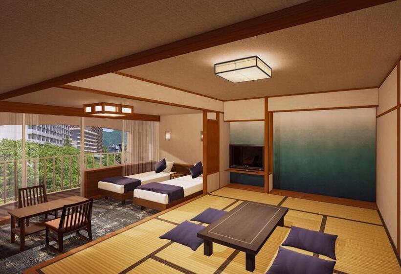 اتاق سوپریور چهار تخته, Ooedo Onsen Monogatari Premium Kinugawa Kanko