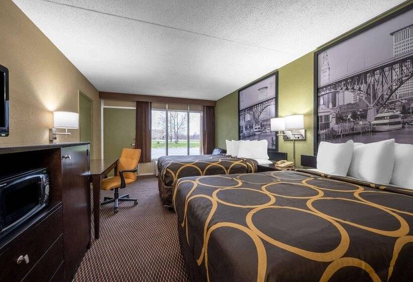 Номер Стандарт 2 Двуспальные Кровати, Super 8 By Wyndham Perrysburg Toledo