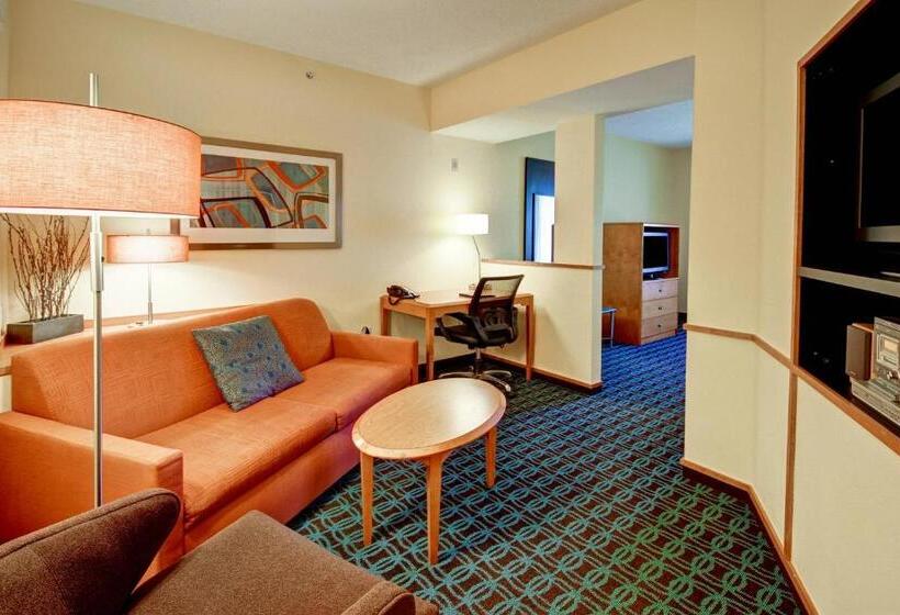 带2个卧室的套房, Fairfield Inn & Suites By Marriott Saratoga Malta
