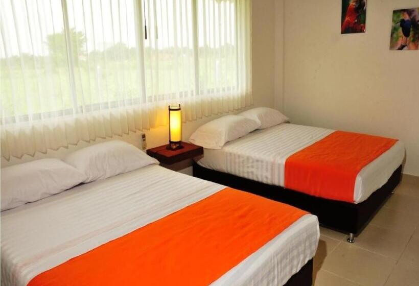 4인용 스탠다드 룸, Brizantha Hotel Campestre