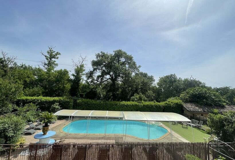 套房带泳池景, Domaine D En Rigou