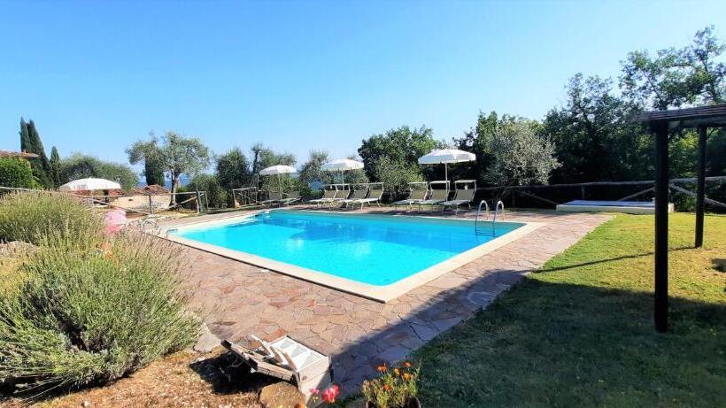 Апартаменты 1 Спальня Вид на Бассейн, Agriturismo I Ceppi