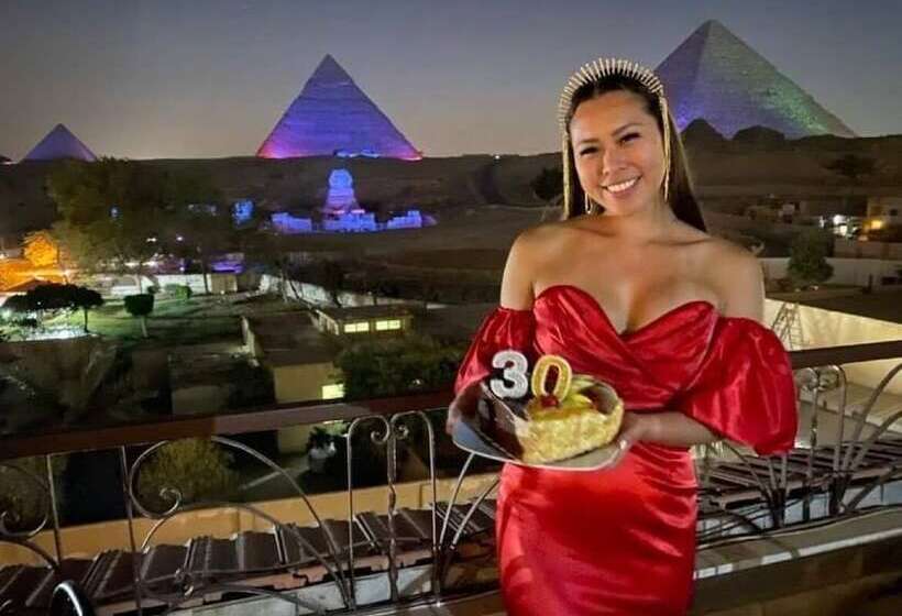 اتاق استاندارد یک تخته با چشم‌انداز, Pyramids View Inn
