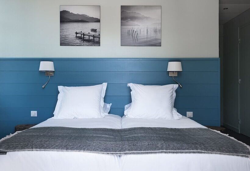Номер Deluxe Вид на Озеро, Hôtel Beau Site Talloires B Spa