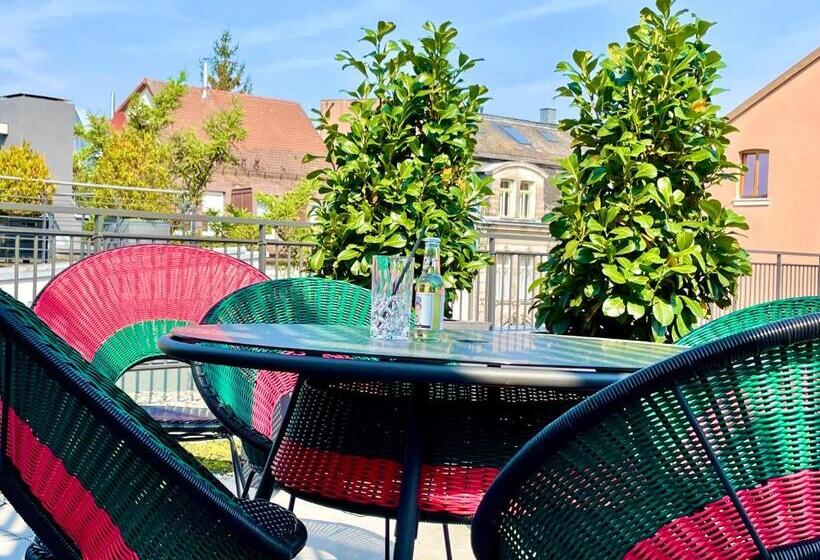テラス付き１ベッドルームアパートメント, Zeitwohnhaus Suite Hotel & Serviced Apartments