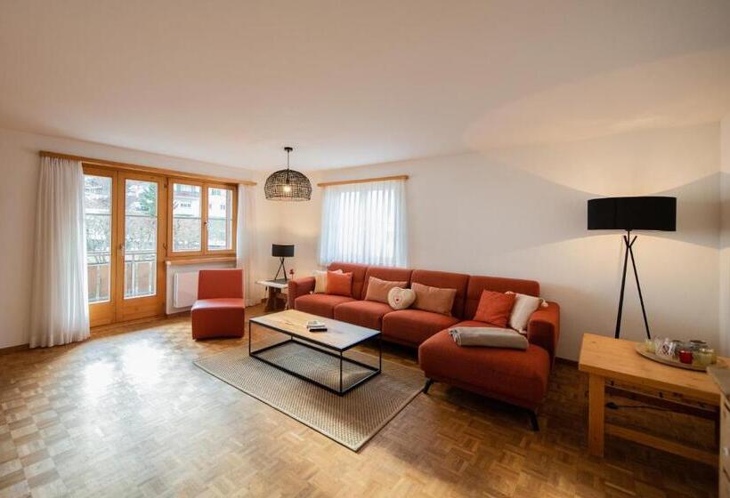 Апартаменты 2 Спальни, Sportlodge Klosters