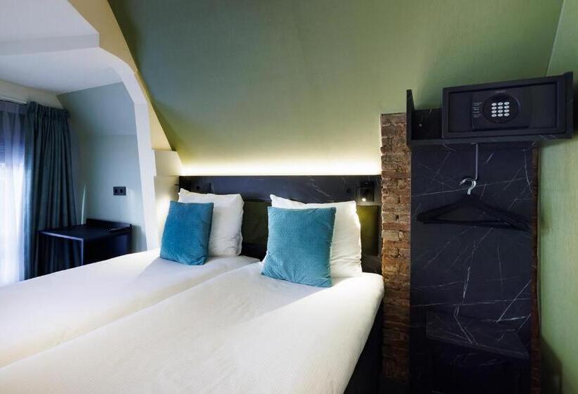 غرفة قياسية حمام مشترك, Ciao Papa Hotel Amsterdam Central Station